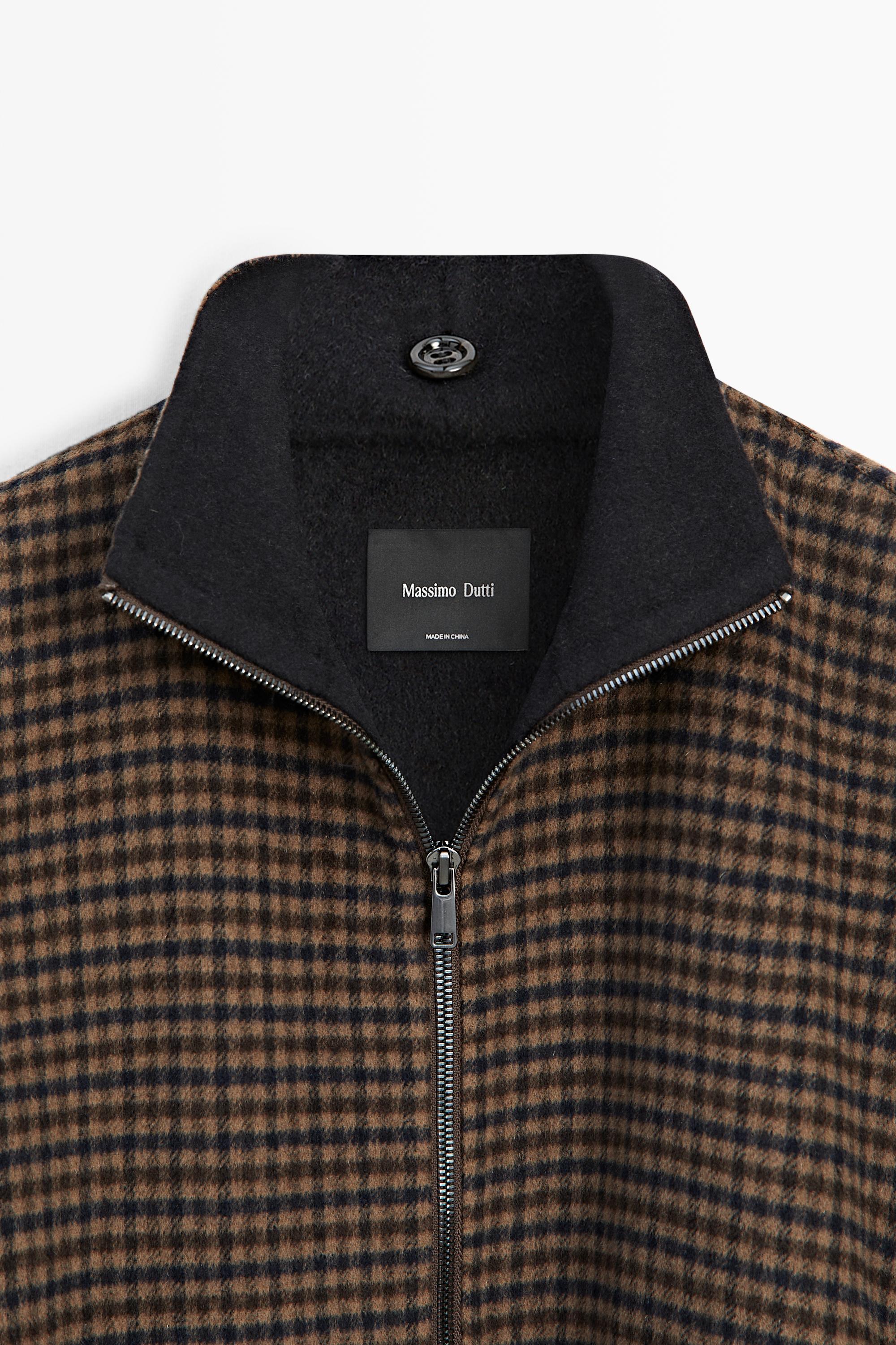 Veste bomber vichy avec foulard